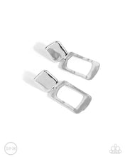Load image into Gallery viewer, Stare and Square - Silver Clip On
